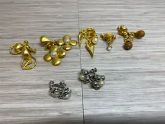 ■⑪イヤリング ゴールド シルバー 7点セット まとめ売り■