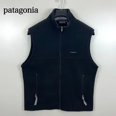 PATAGONIA 00s 2000s CANADA old SYNCHILLA fleece vest M 25182 パタゴニア オールド カナダ製 シンチラベスト アーカイブ 黒 ヴィンテージ