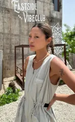 新品 ボブ(VOV) ジップアップ スリーブレス ワンピース (2023新作)