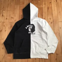 ★XXL★ BAPE カレッジロゴ フルジップ パーカー a bathing ape Docking full zip hoodie エイプ ベイプ アベイシングエイプ 2XL yi1al