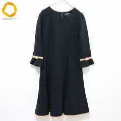 ユニバーバルミューズ UNIVERVAL MUSE ワンピース リボン 七分袖 レディース [a863525]