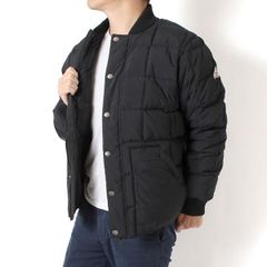 美品】PYRENEX SOULOM スロム MA-1 ダウンジャケットブラック - メルカリ