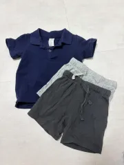 H&M 上下セット (ネイビー/グレー/黒)