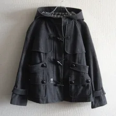 【美品】 BURBERRY BLUE LABEL 【ウール フーデット ダッフルコート】38 ノバチェック バーバリー s2512047のサムネイル