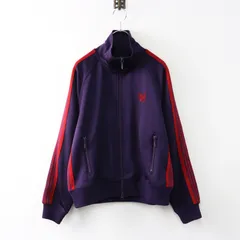 Needlesニードルズ トラックジャケット ベロア ダークパープル ニードルス ニードルズ Needles ベロア トラックジャケット ジップ