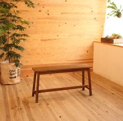 未来工房】天然杉 耳付き・樹皮付きローテーブル｜一点物 ナチュラル