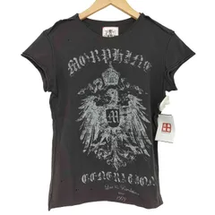 ユーズドフルギ USED古着 Morphine Generation Y2K グランジ カットオフ ダメージ加工 ショートスリーブTシャツ レディース  M