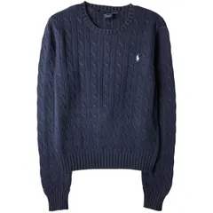 古着 ラルフローレン Ralph Lauren RALPH LAUREN SPORT ケーブル編み コットンニットセーター レディースS相当/eaa597017