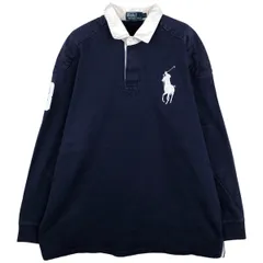 古着 ラルフローレン Ralph Lauren POLO by Ralph Lauren ビッグポニー 長袖 ラガーシャツ メンズXL相当/eaa597688