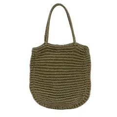 ANTEPRIMA(アンテプリマ) トートバッグ ワイヤーバッグ シルバーゴールド×ベージュ レザー