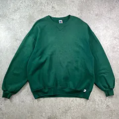 90年代 USA製 RUSSELL ATHLETIC ラッセル ブランクスウェットシャツ 無地 メンズ2XL 