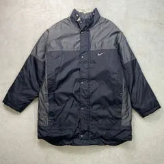 NIKE ナイキ スウォッシュロゴ刺繍 ナイロンジャケット メンズXL 90年代 90s VINTAGE ヴィンテージ 