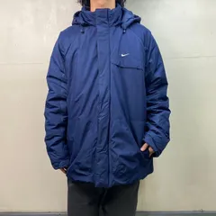 NIKE ナイキ スウォッシュロゴ刺繍 ナイロンジャケット メンズXL 