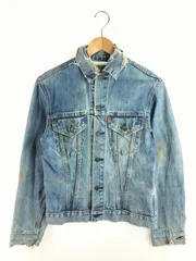 【ジャンク品】Levi's リーバイス 60～70's  BIG E 4TH DENIM JACKET 70505 ビッグイー  フォース デニムジャケット Gジャン 不均等V 紙パッチ 【146-251223-rt-05-tag】