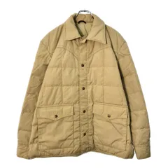 70年代 Eddie Bauer エディーバウアー ダウンジャケット ヴィンテージ アウトドア ベージュ(メンズ M相当)中古 古着 X1173