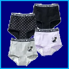 【人気商品】女の子 ポケット付昼用サニタリー４枚組（羽付ナプキン対応） 女児 キッズ ショーツ ジュニア [ニッセン] 子供用