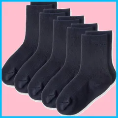 【人気商品】スクールソックス【クルー丈】 通学 抗菌防臭 [福助] 吸水速乾 5足組 ガールズ