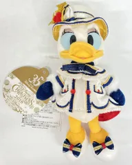 東京ディズニーシー ぬいぐるみバッジ デイジー(白)/It's Christmas Time! 2018 35周年