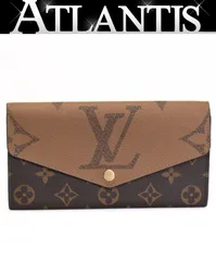 美品 ルイヴィトン Louis Vuitton ポルトフォイユサラ 長財布 モノグラムジャイアント M80726 RFID 【73100】