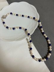 GELLNER ゲルナー】3連ベビーパールネックレス フローライト K14 