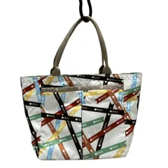 LESPORTSAC(レスポートサック) ハンドバッグ - アイボリー×イエロー×マルチ