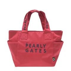 PEARLY GATES パーリーゲイツ  カートバッグ ニコちゃん  ピンク系 FR [240101588460] ゴルフウェア ストスト