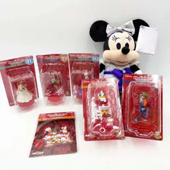 【未使用】[7点セット] ディズニー 100周年 ミニーマウス ぬいぐるみ クリスマスオーナメントくじ 2025 フィギュアオーナメント賞