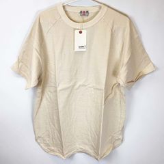【未使用】u.m.i sunrise ユーエムアイ サンライズ コットン S/S ポケット Tシャツ L ナチュラル Y-1027 ユニセックス