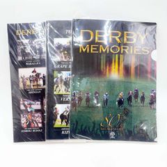 [3枚セット] JRA クリアファイル 東京競馬場開設80周年 / 日本ダービー第80回(ダービーメモリーズ) 競馬
