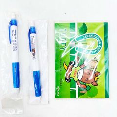 【未使用】JRA ターフィー ボールペン2本 + メモ帳 競馬