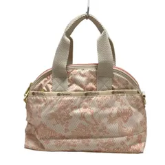 LESPORTSAC(レスポートサック) ハンドバッグ - オレンジ ペイズリー柄