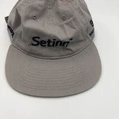 Setinn セットイン　キャップ　グレーギンガム メルカリ