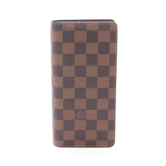 ルイ・ヴィトン LOUIS VUITTON 二つ折り長財布 ポルトフォイユ ブラザ ダミエエベヌ N60017 その他 ポルトフォイユ・ブラザ メンズ Used A