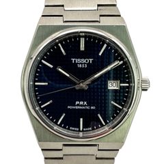 Tissot PRX 自動巻き時計 ダークブルー - メルカリ