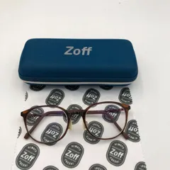 ▪️Zoff ゾフ サングラス ブラウン系 べっ甲風 ケース・クロス付 メンズ レディース UVカット