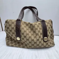 12 S00887 GUCCI グッチ GGキャンバス　ミニボストン　ボストンバッグ ハンドバッグ  トートバッグ ブランド  鞄 レディース