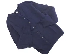 URBAN RESEARCH DOORS アーバンリサーチドアーズ ウール混 カーディガン sizeOne/紺 ◇■ レディース