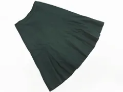 Reflect リフレクト ウール100% Aライン 台形 スカート size5/緑 ◇■ レディース