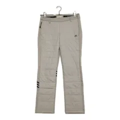 中古 レディース アディダスゴルフ adidas GOLF パンツ L グレー系 中綿入り 裏起毛