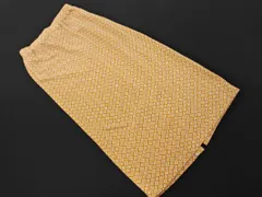 niko and ニコ アンド 総柄 ロング スカート sizeL/オレンジ ■■ レディース