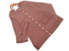 Rope Picnic ロペピクニック ニット カーディガン size38/茶 ◇■ レディース