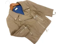 LUCA ルカ ラムレザー ライダース ジャケット グレー ◇■ レディース