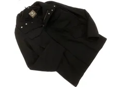 nano universe ナノユニバース フード収納 中綿 ジャケット sizeM/黒 ◇■ メンズ