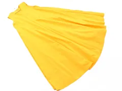 BIRTHDAY BASH バースデーバッシュ ノースリーブ フレア Aライン ワンピース 黄 ■◆ レディース