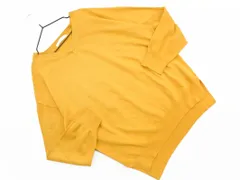 chocol raffine robe ショコラフィネローブ Vネック ニット セーター sizeF/マスタード ◇■ レディース