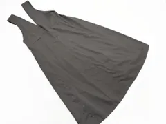 a.v.v アーヴェヴェ ロング ジャンパー スカート sizeL/チャコール ■■ レディース