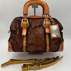 Dolce&Gabbana ドルチェ&ガッバーナ ドルガバ エナメルレザー ハンドバッグ ボストン型 飴色 オレンジ イエロー シアー 透け感 ネット