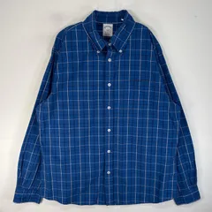 古着 ブルックスブラザーズ Brooks Brothers 長袖シャツ 胸ポケ 1818 REGENT L  ブルー系 チェック メンズ