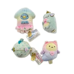 San-x 4点 まとめ売り すみっコぐらしコレクション うみっコラグーン てのりぬいぐるみ  ぬいぐるみ   タグ付き