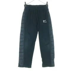 NIKE ナイキ フリース 中綿ロングパンツ M ブラック キッズ 古着